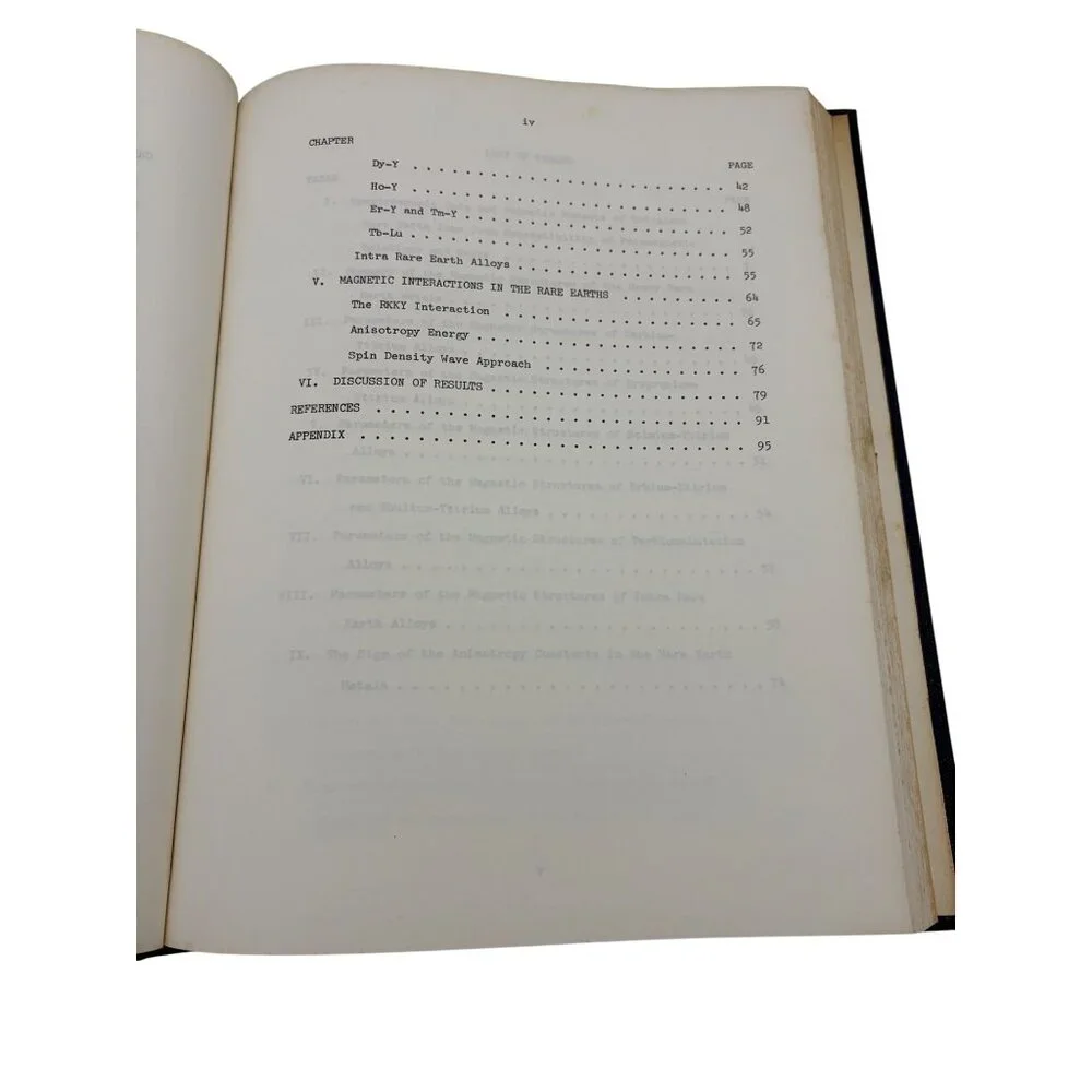 1965 UT Dissertation Magnetic Structure Rare Earth Alloys Harry Child Oak Ridge - Picture 6 of 10